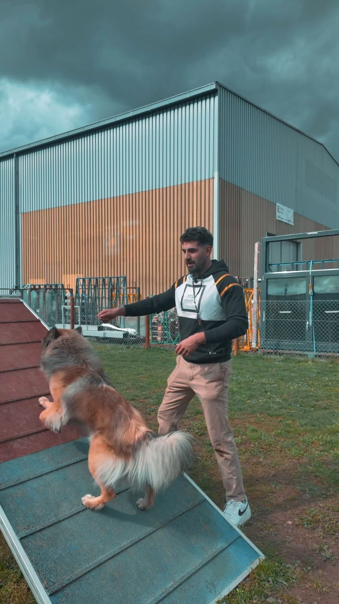 Agility-Training an der schiefen Ebene