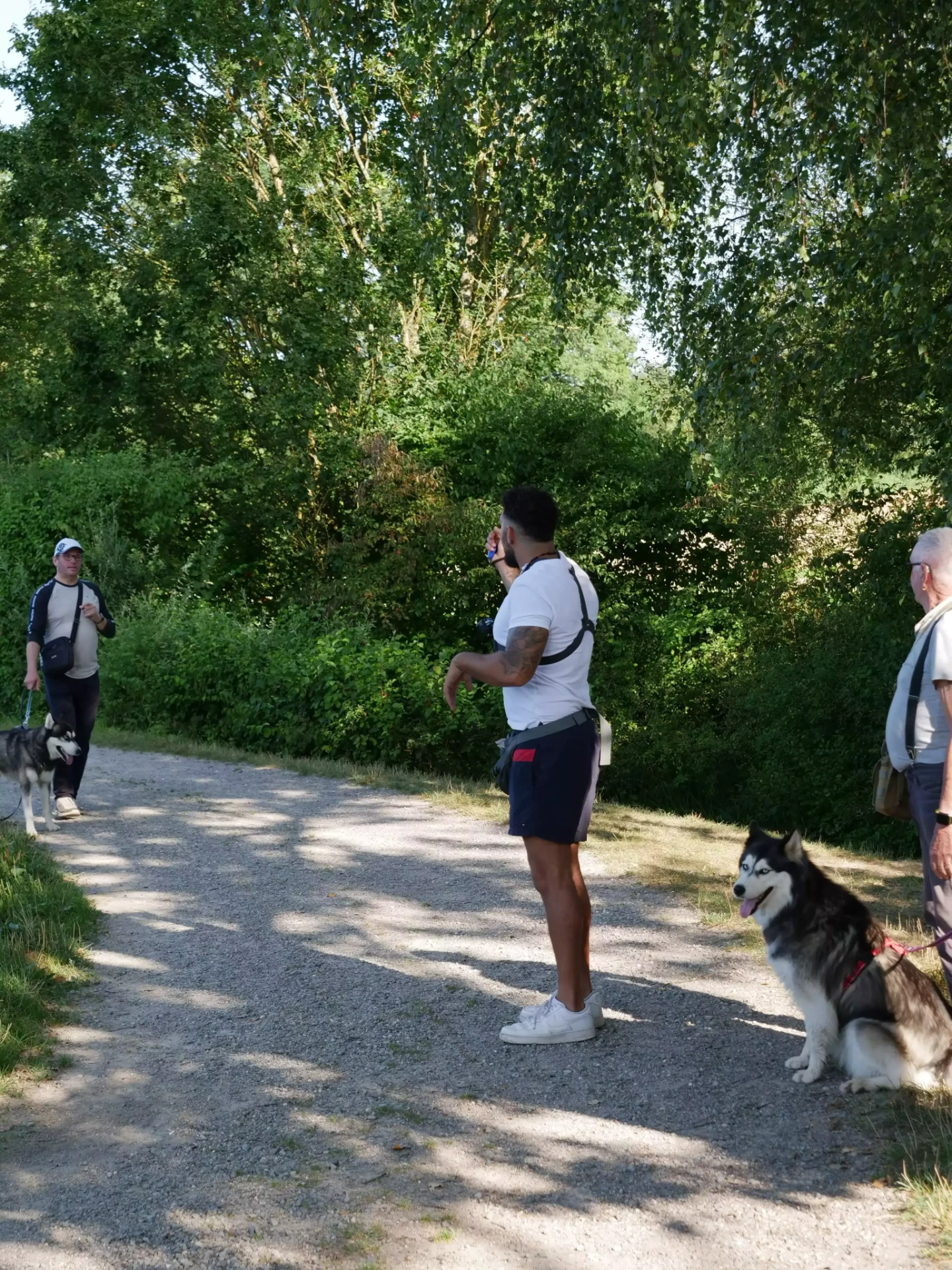 Gruppentraining auf dem Naturweg