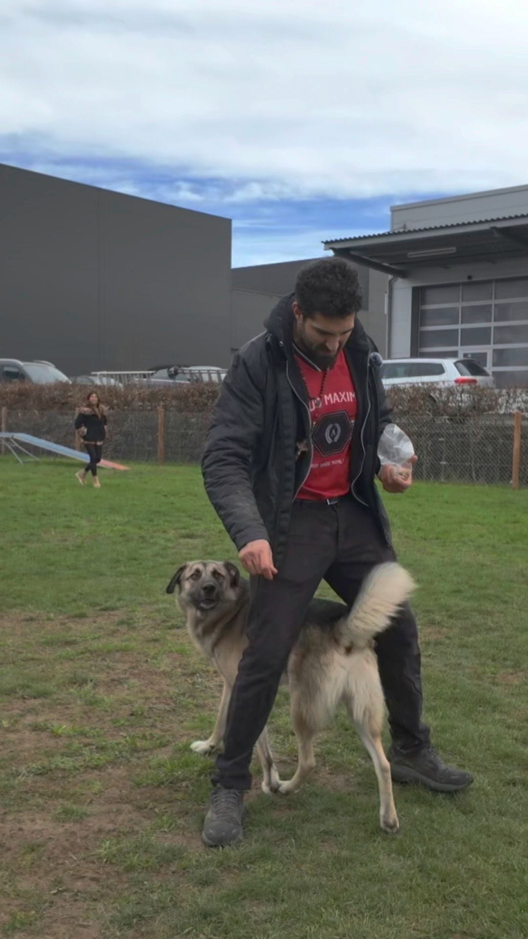 Einzeltraining auf der Wiese
